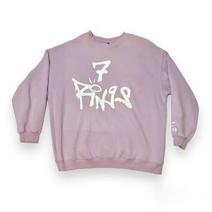 Ariana Grande x H&M 7 rings Crewneck Sweatshirt